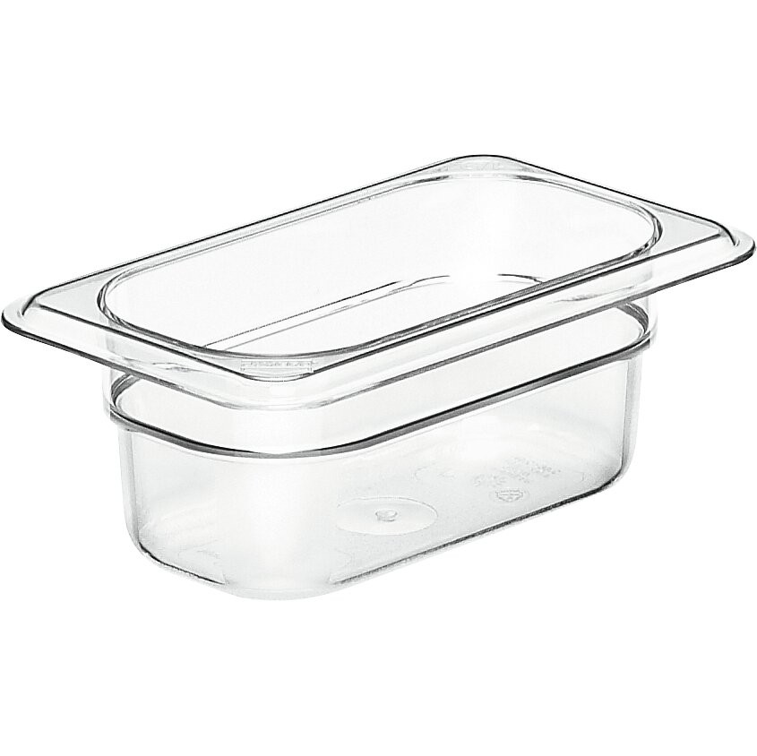 GN-Behälter GN 1/9 176 x 108 x 65 mm Copolymer BPA-frei transparent